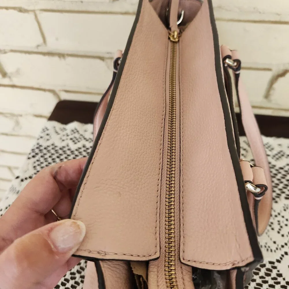 Euc Kate Spade NY Cedar Street Medium Pink Leather Shoulder Bag Purse